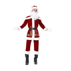Deluxe Santa Clause Costume FULL KIT size L